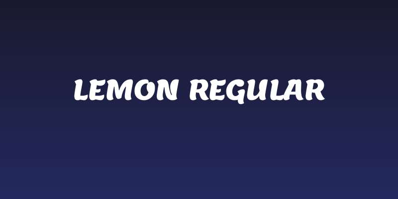 Lemon Regular Social Header