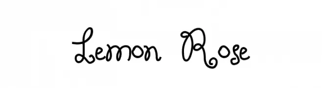 Lemon Rose  Descarca Fonturi Gratis