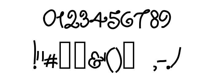 Lemon Rose Font OTHER CHARS