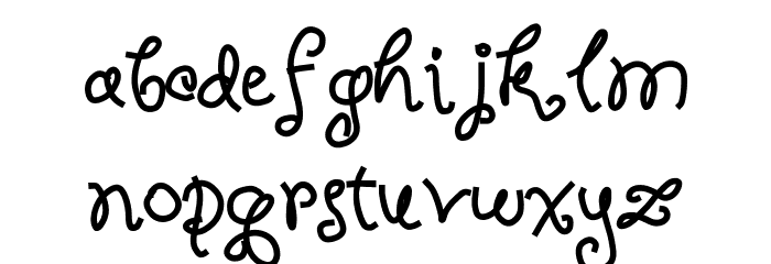 Lemon Rose Font LOWERCASE