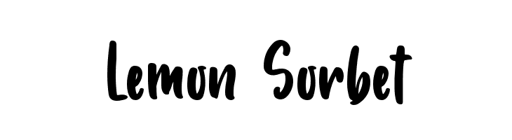 Lemon Sorbet  免费字体下载