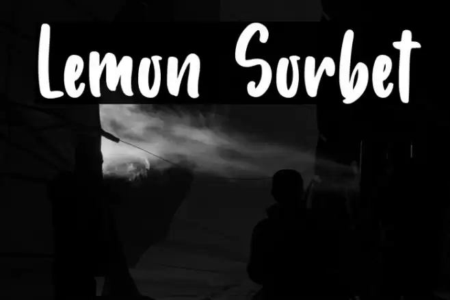 Lemon Sorbet Font examples