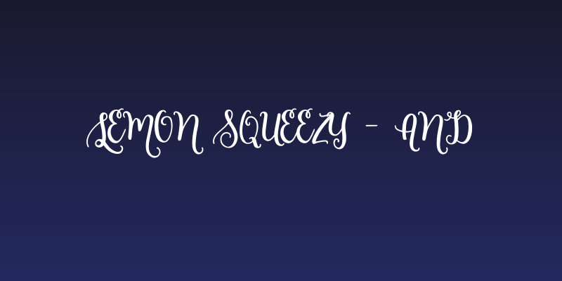 Lemon Squeezy - AND Social Header