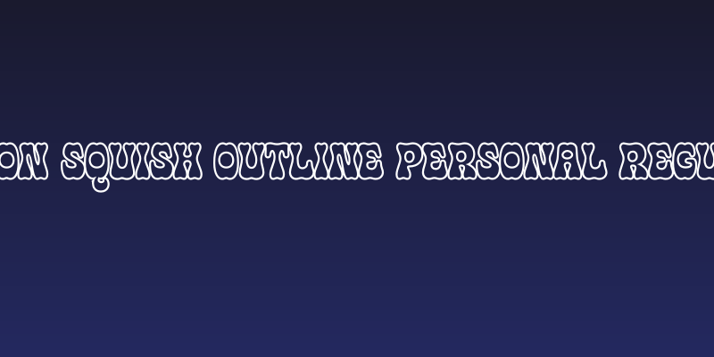 Lemon Squish Outline PERSONAL Regular Social Header