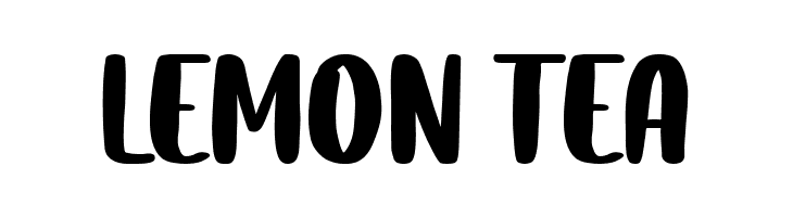 Lemon Tea  Fuentes Gratis Descargar