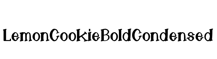 LemonCookieBoldCondensed  Fuentes Gratis Descargar