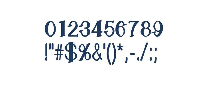 LemonCookieBoldCondensed Other Characters