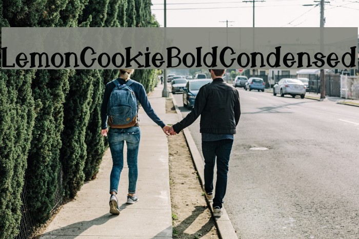 LemonCookieBoldCondensed Example 3
