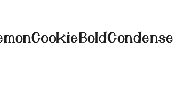 LemonCookieBoldCondensed Logo