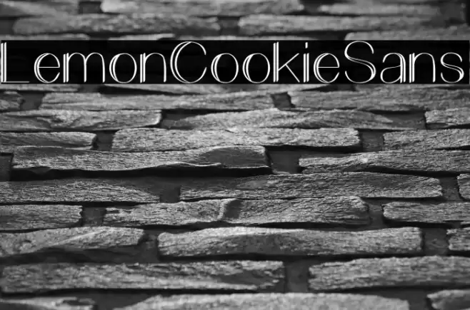 LemonCookieSans Font examples