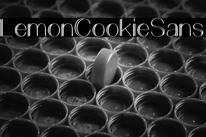 LemonCookieSans Font examples