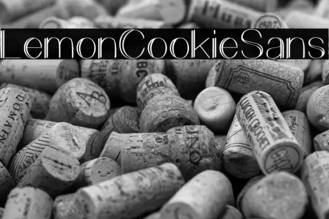 LemonCookieSans Font examples