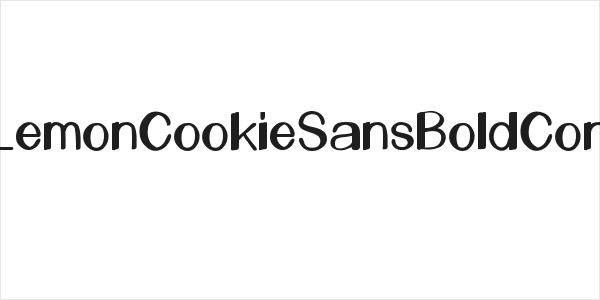 LemonCookieSansBoldCon Logo