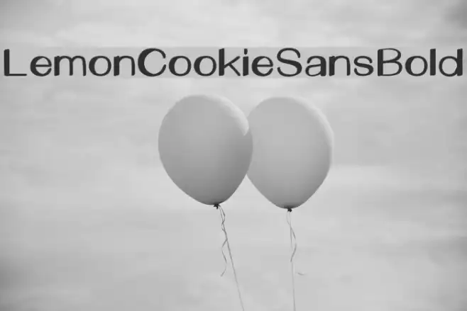 LemonCookieSansBold Example 3
