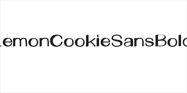 LemonCookieSansBold Logo