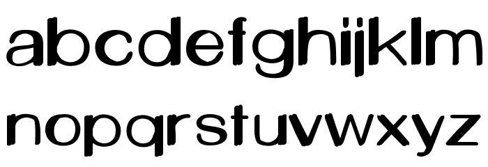 LemonCookieSansBold Font LOWERCASE