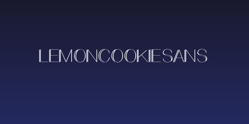 LemonCookieSans Social Header