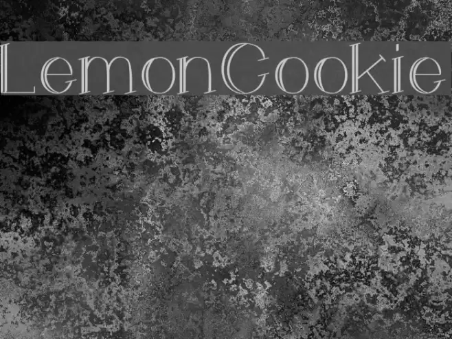 LemonCookie Font examples