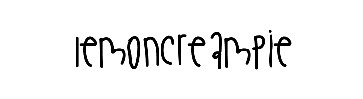LemonCreamPie  Frei Schriftart Herunterladen