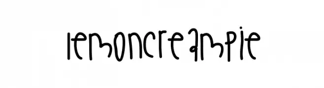 LemonCreamPie  font caratteri gratis