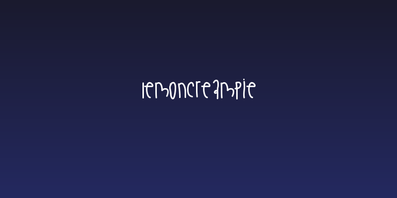 LemonCreamPie Social Header