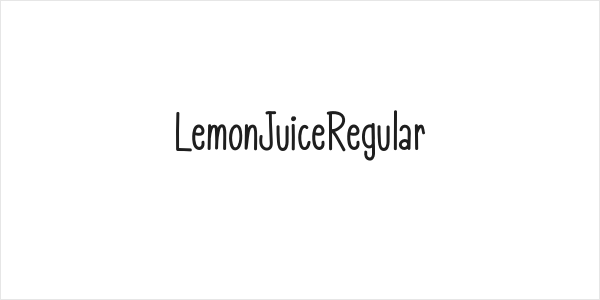 LemonJuiceRegular Logo
