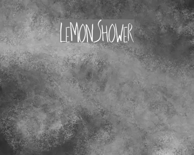 LemonShower Font examples
