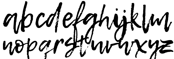 LemonTuesday Font LOWERCASE