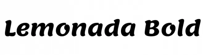 Lemonada Bold  フリーフォントのダウンロード