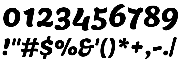 Lemonada Bold Font OTHER CHARS