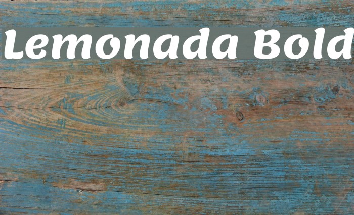 Lemonada Bold Font examples