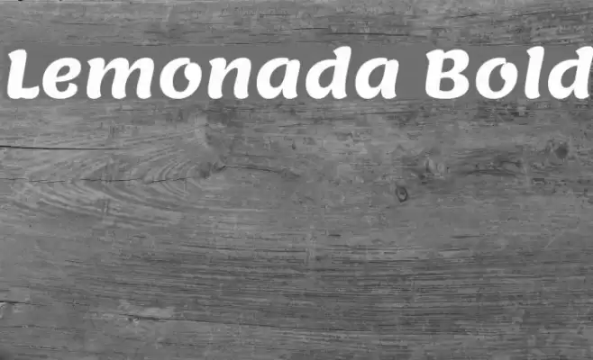 Lemonada Bold Font examples