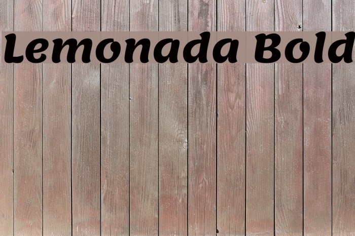 Lemonada Bold Font examples