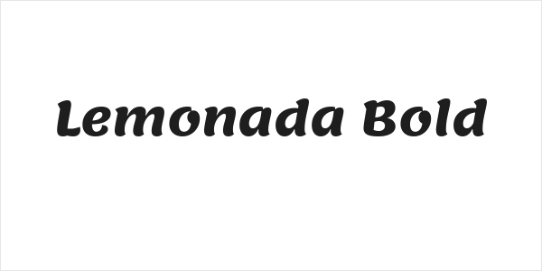 Lemonada Bold Logo