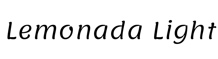 Lemonada Light  font caratteri gratis
