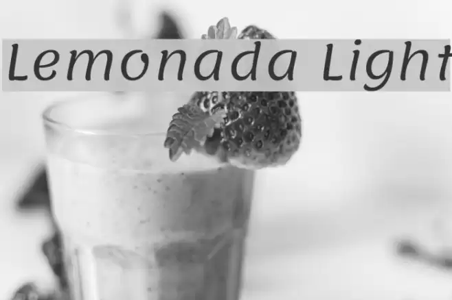 Lemonada Light Font examples