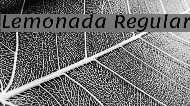 Lemonada Regular Font examples