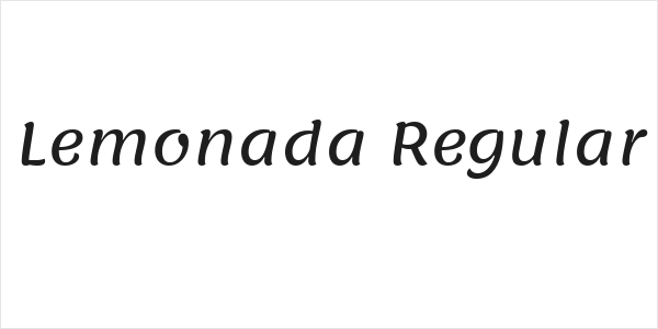 Lemonada Regular Logo