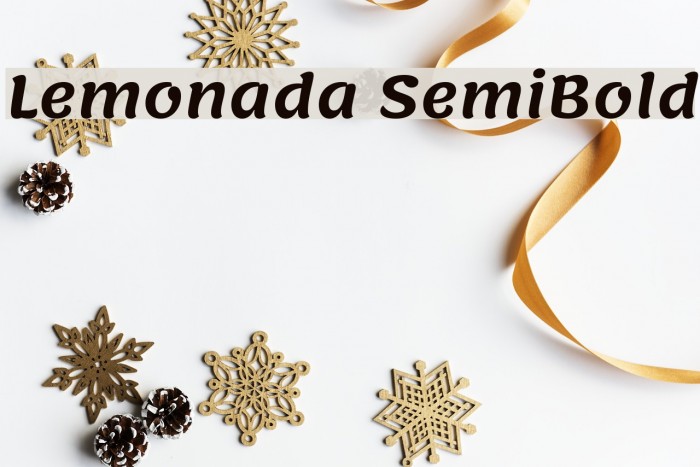 Lemonada SemiBold Example 2