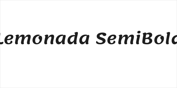 Lemonada SemiBold Logo