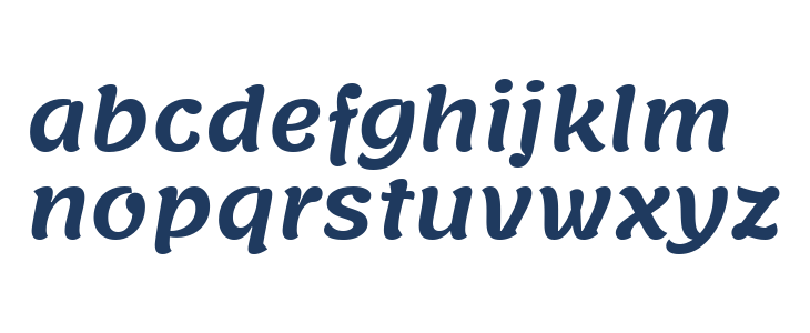 Lemonada SemiBold Lowercase