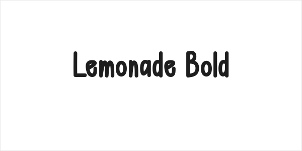 Lemonade Bold Logo