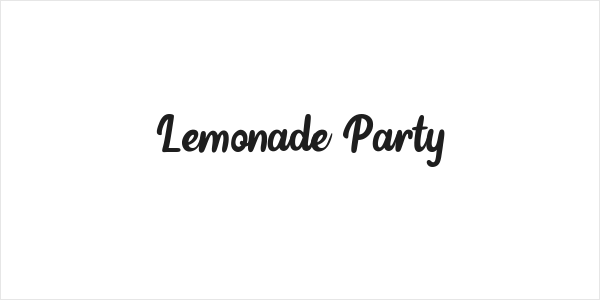 Lemonade Party Logo