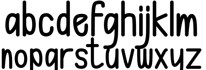 Lemonade Regular Font LOWERCASE