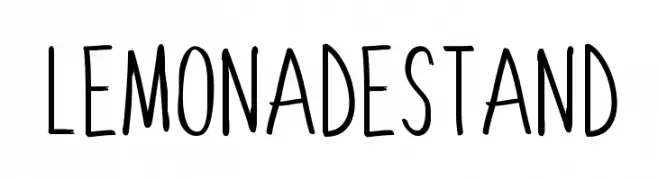 Lemonade Stand  Fuentes Gratis Descargar