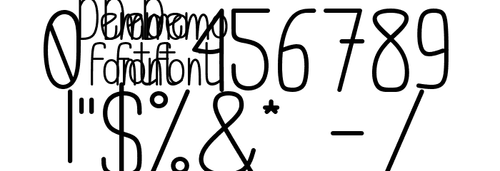 Lemonade Thin Font OTHER CHARS
