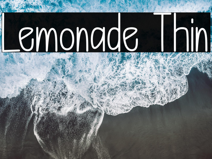 Lemonade Thin Example 1