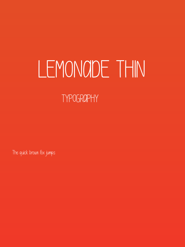 Lemonade Thin Poster