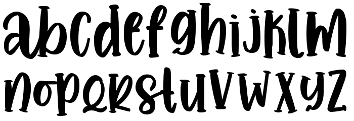 Lemonade fabrica -Demo Version- Font LOWERCASE