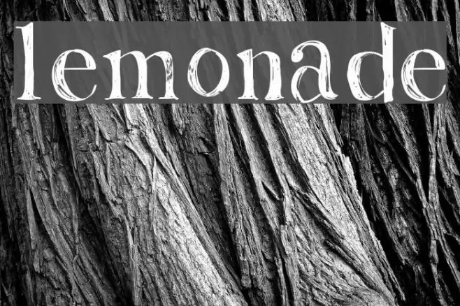Lemonade Font examples